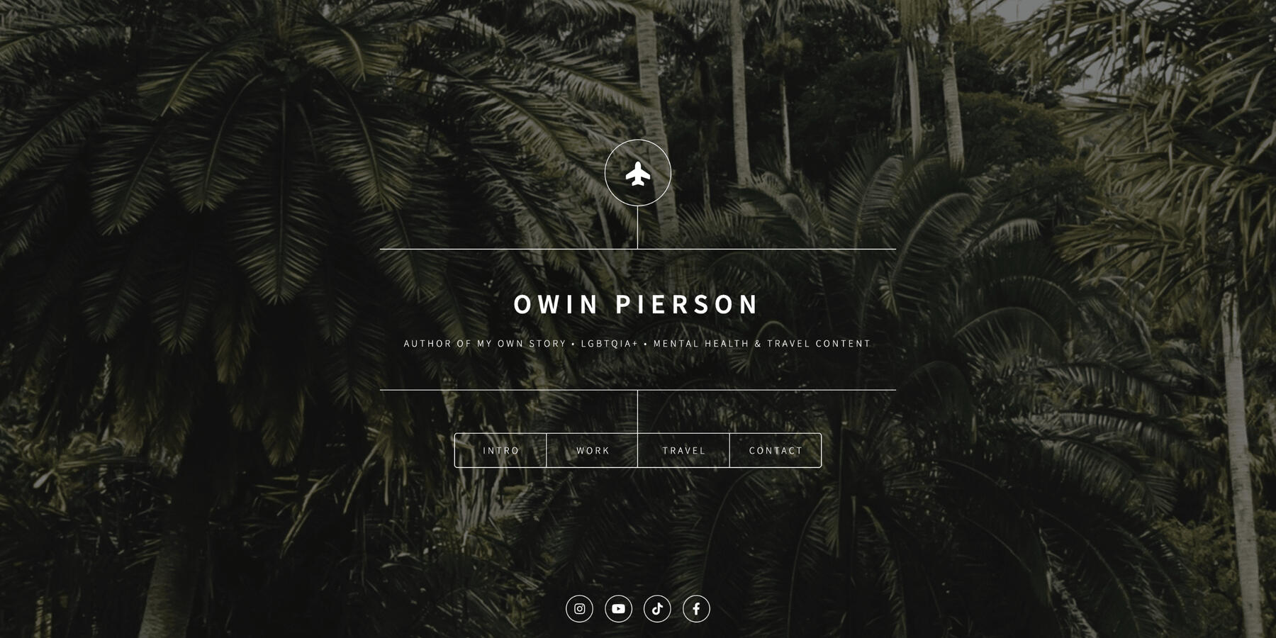 Screenshot of Owin Pierson website